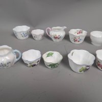 Large Lot Assorted Shelley China Dishes and Patterns