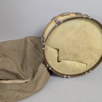 Vintage Ludwig and Ludwig Snare Drum with White Marine Pearl Finish