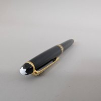 Mont Blanc Meisterstuck Ballpoint Pen in Black and Gold Accents